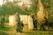 Jules Breton The Communicants oil painting artist